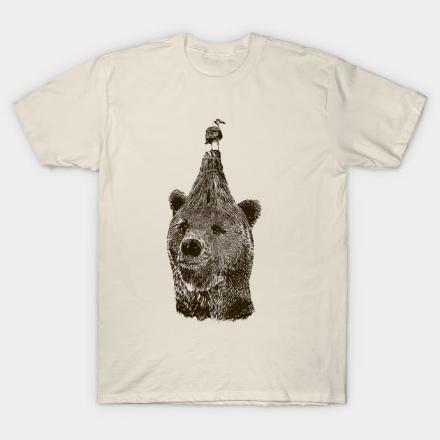 Bear T-Shirt by GalenValle